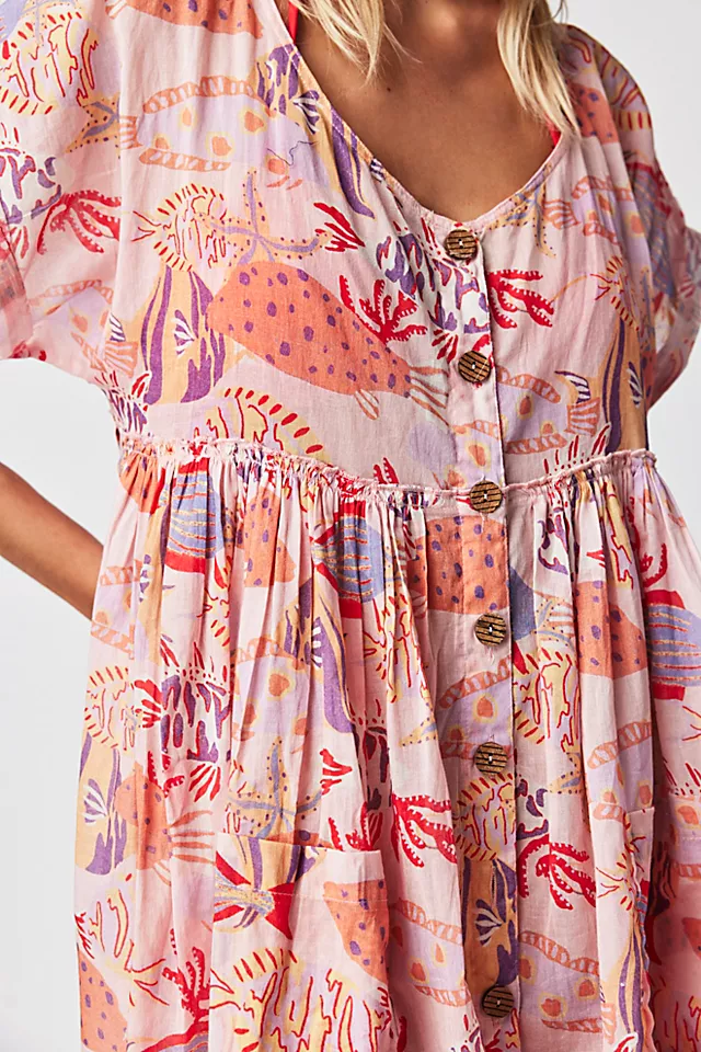 Oceana Mini Dress Pink Combo