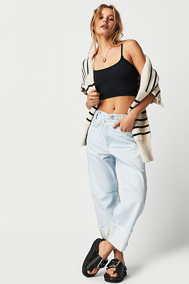 Closed Averly Mid-Rise Cropped Jeans Extreme Light