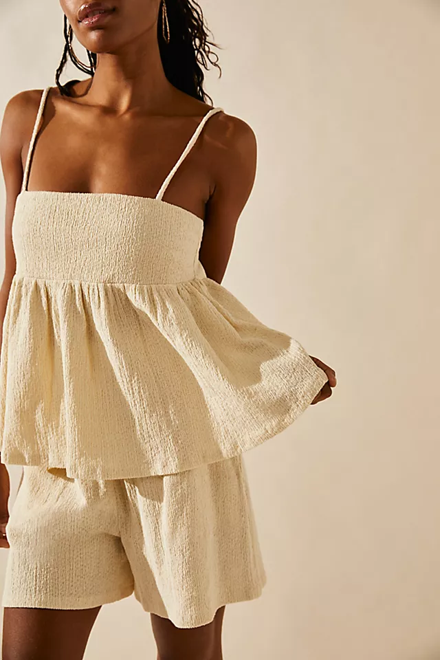 Pastella Shorts Set Tea