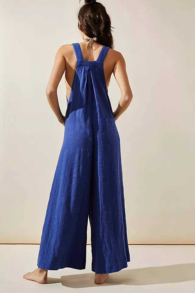 Sun-Drenched Overalls True Blue