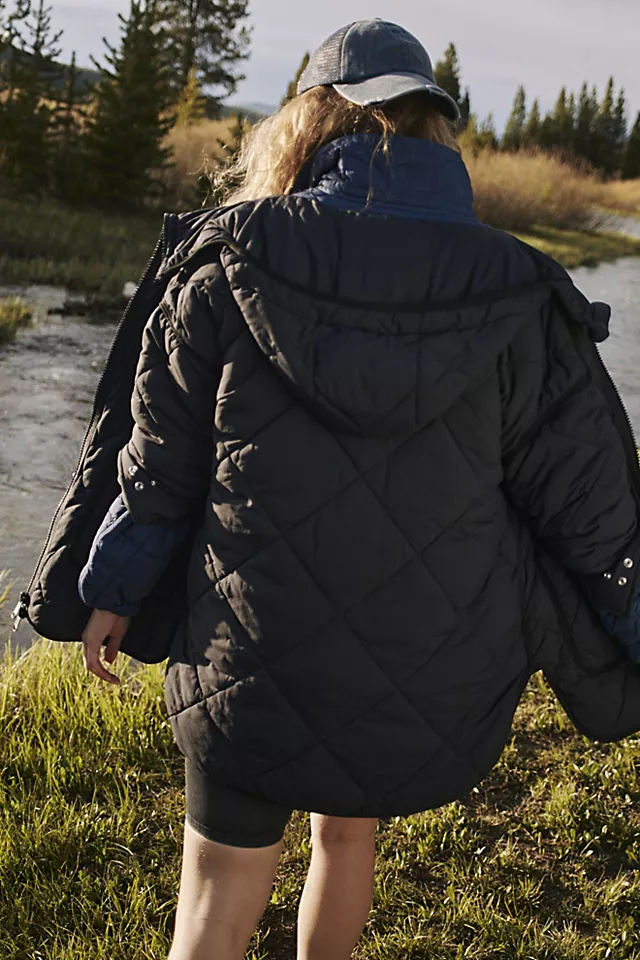 Pria Packable Puffer Jacket Black