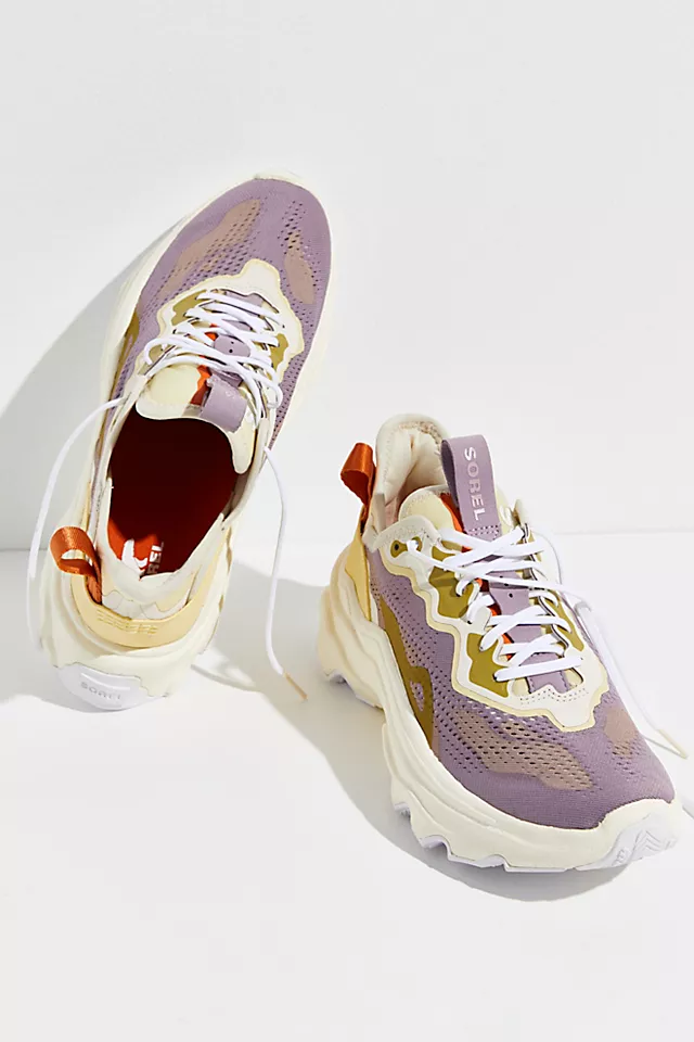 Kinetic Breakthru Day Lace Sneakers Shale Mauve / Tranquil Yellow