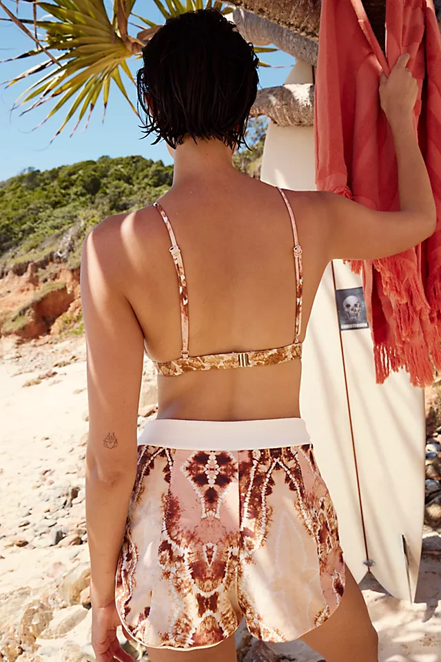 Resin Obsidian Paisley Bikini Top Paisley / Tie Dye