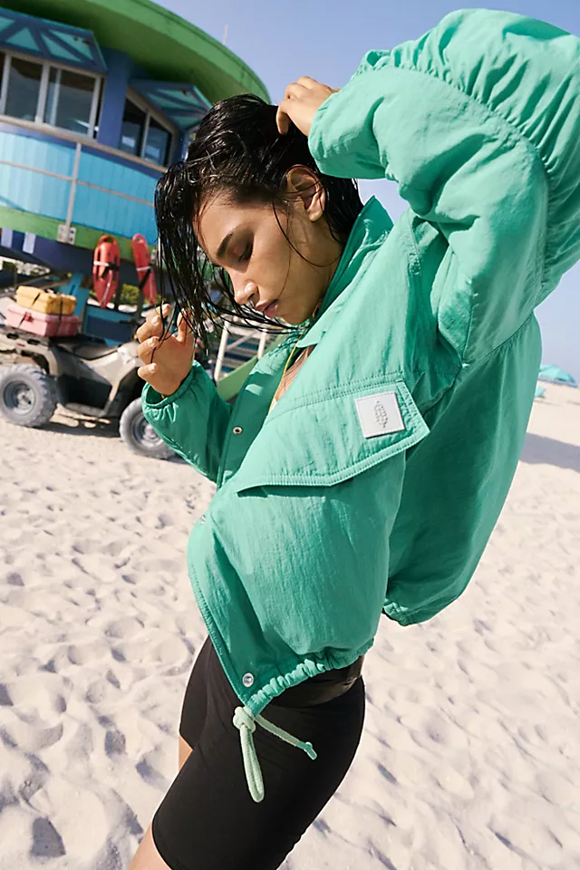 Off The Bleachers Coaches Jacket Lucky Charm