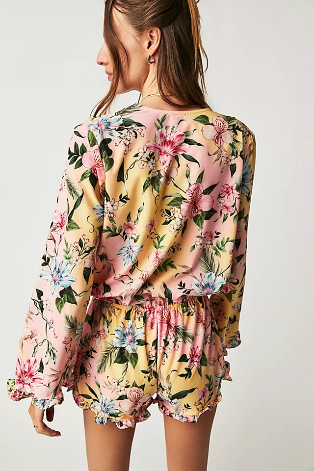 Agua Bendita Larissa Romper Floral