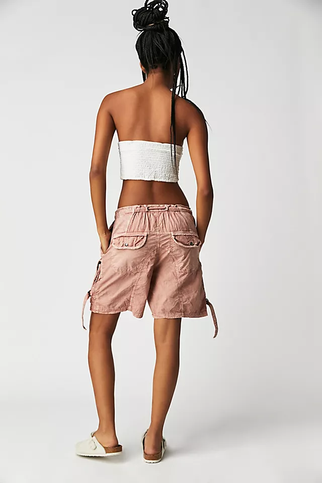 Moon Bay Parachute Shorts Sunny Peach