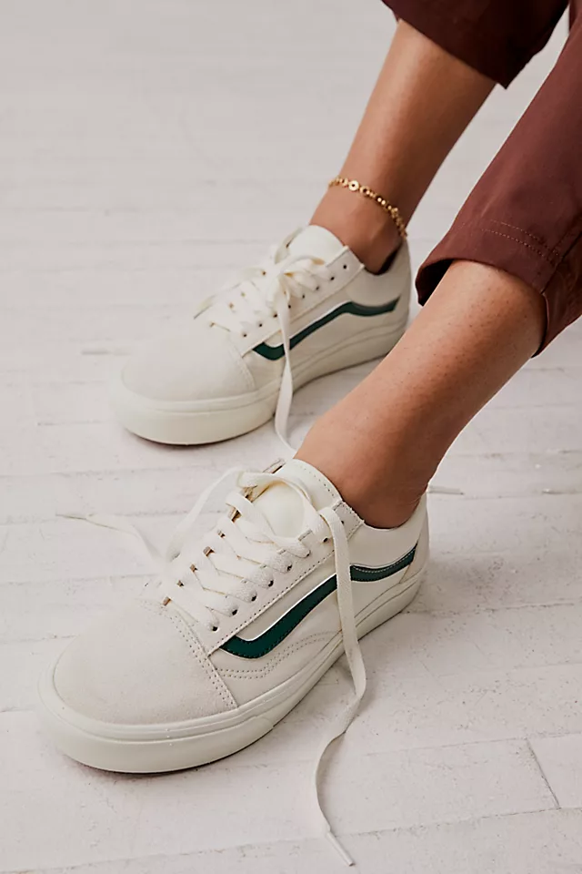 Growing Everyday ComfyCush Old Skool Sneakers White / Green