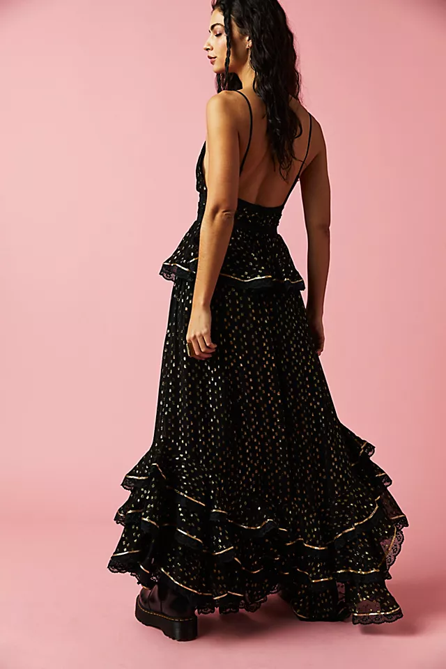 Rococco Sand Emi Long Dress Black