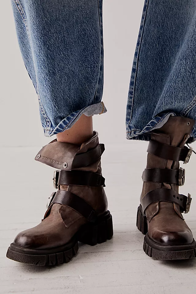 Dami Moto Boots Fango