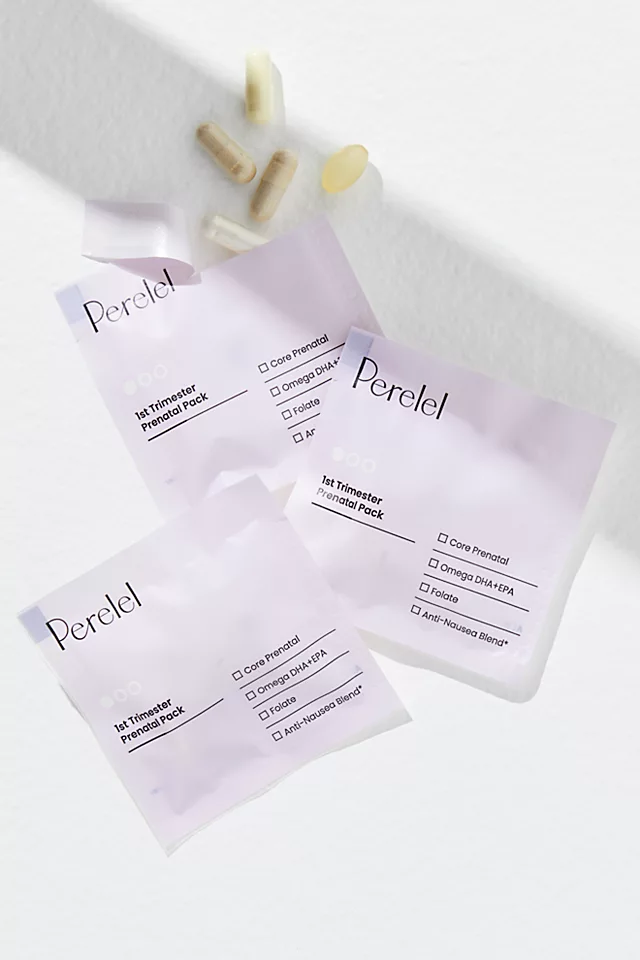 Perelel Trimester Prenatal Vitamin Packs 1st Trimester