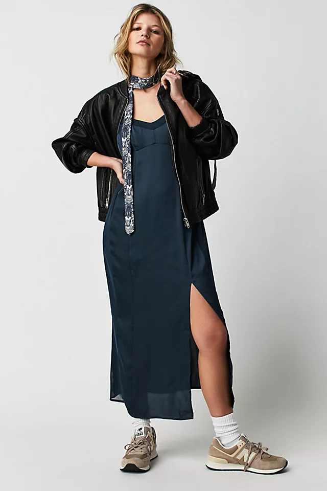 City Cool Midi Slip Deep Ocean