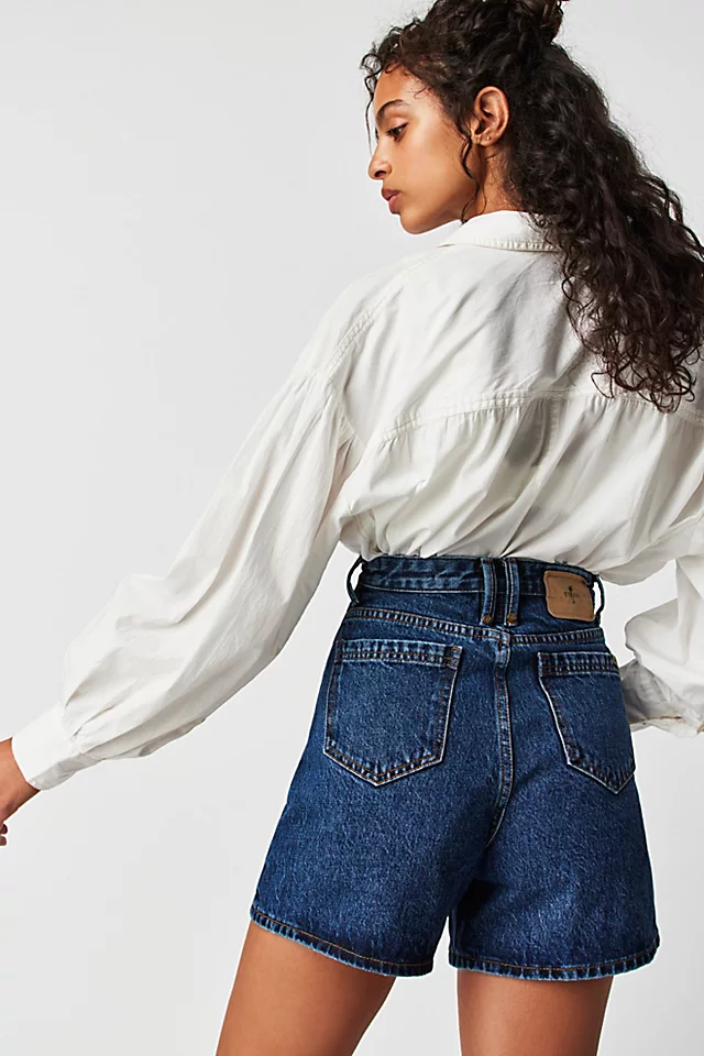 THRILLS Koko Shorts Worn In Blue