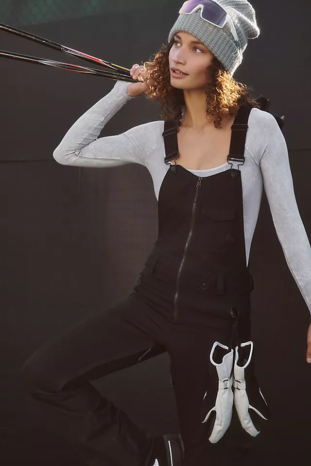 Swift Bib Overalls Black