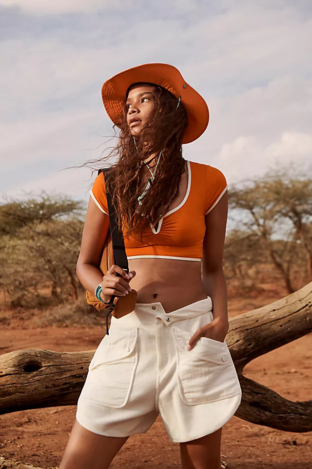 Pipe Dream Baby Tee Bra Fired Up