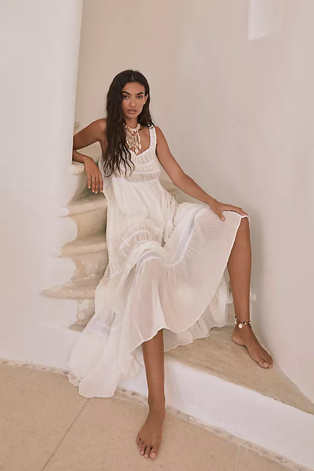 Onto The Next Slip Dress Ivory