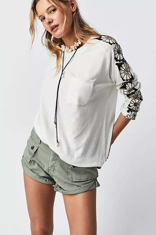 On The Vine Tee Ivory Combo