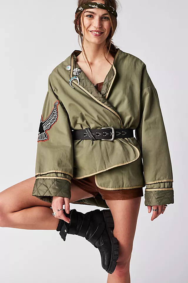 OneTeaspoon Eagle Eye Jacket Army