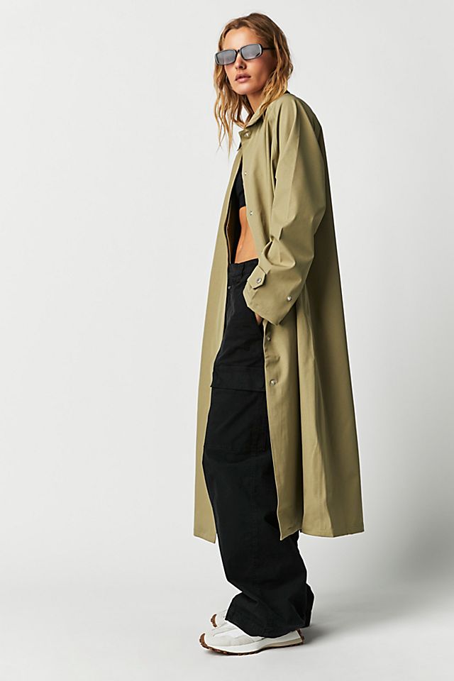 Ilse Jacobsen Rain Trench Coat Sage