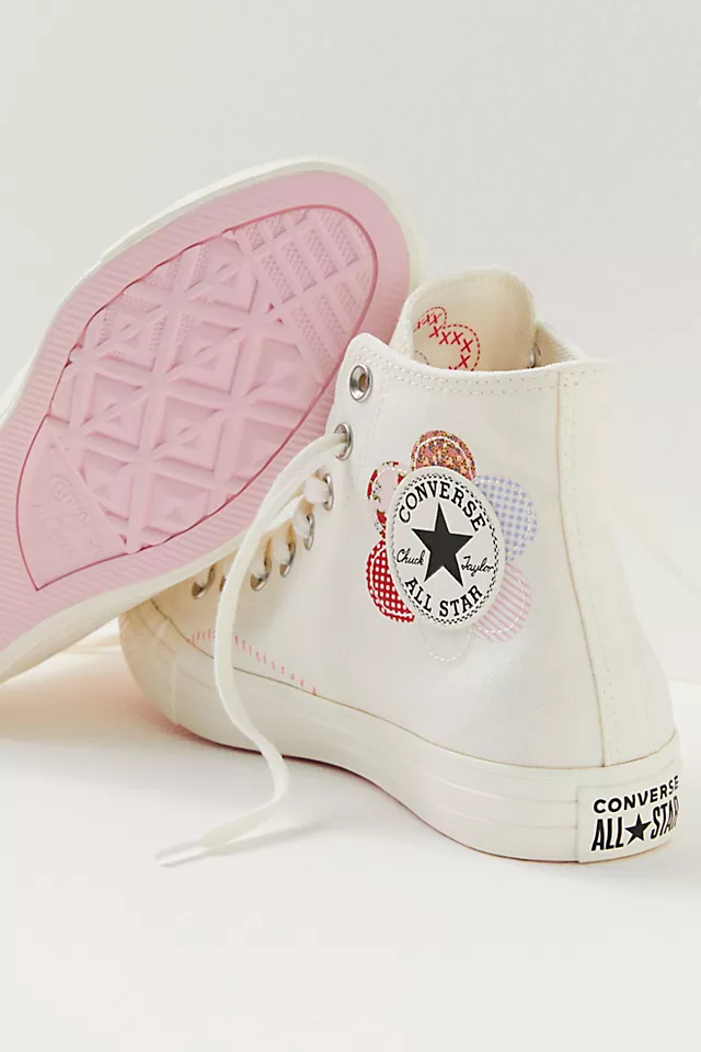 Chuck Taylor All Star Gran Z Hi Top Sneakers Egret / Sunrise Pink