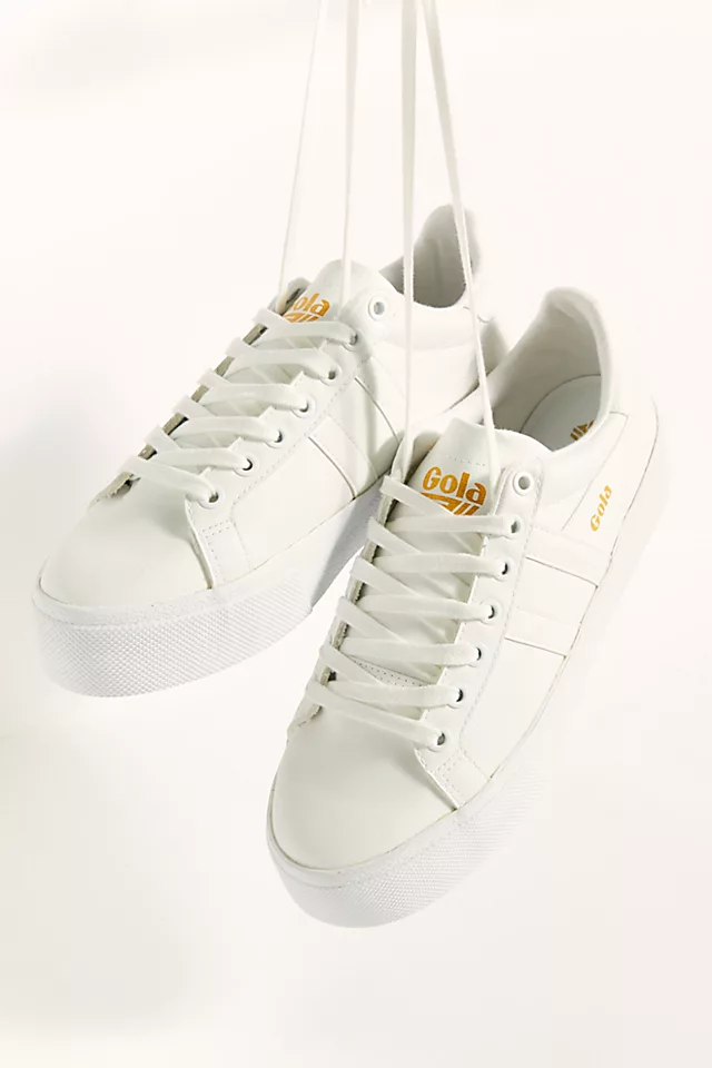 Orchid Platform Sneakers White / White / White