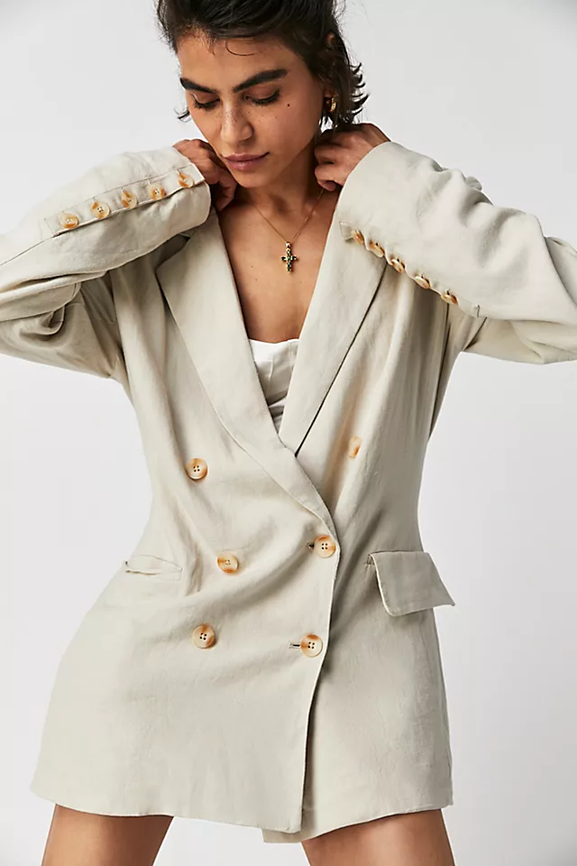 Olivia Blazer Stone Cold