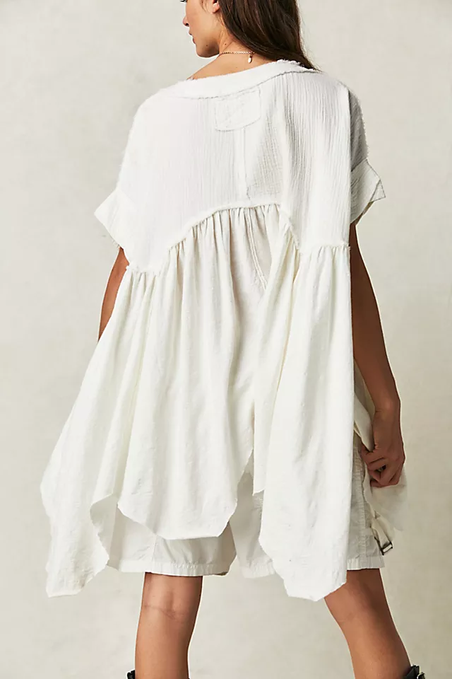 Sugar Rush Babydoll Top Ivory