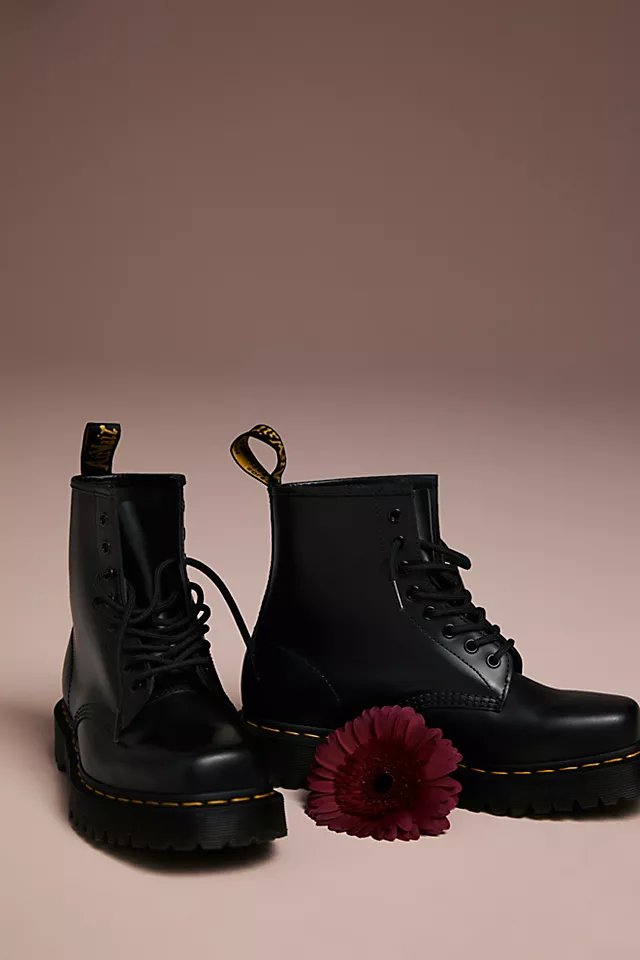 1460 Bex Squared Lace Up Boots Black