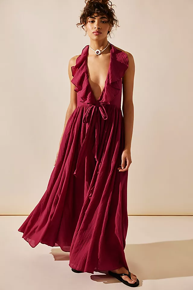 Conchita Low-Back Maxi Cha Cha Cherry