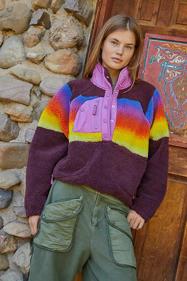 Hit The Slopes Printed Pullover Espresso Combo
