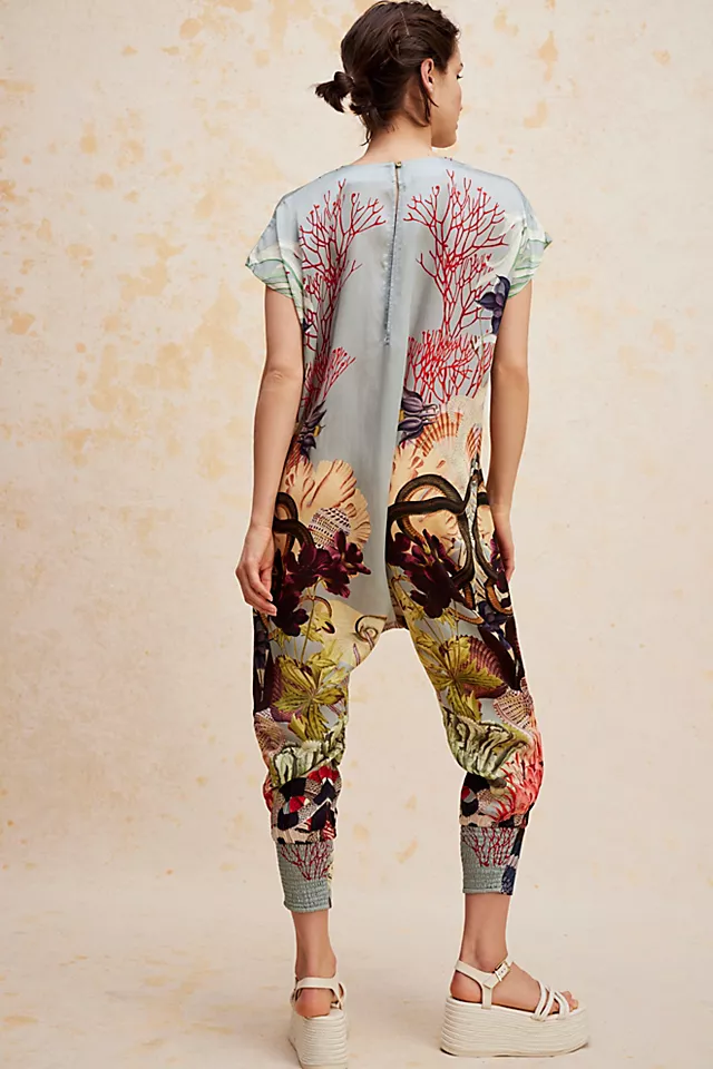 Sera Jumpsuit Snake Shells Blue