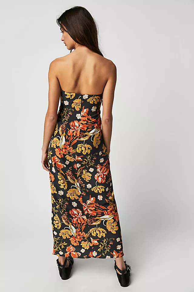 Shona Joy Okala Knot Maxi Dress Coal