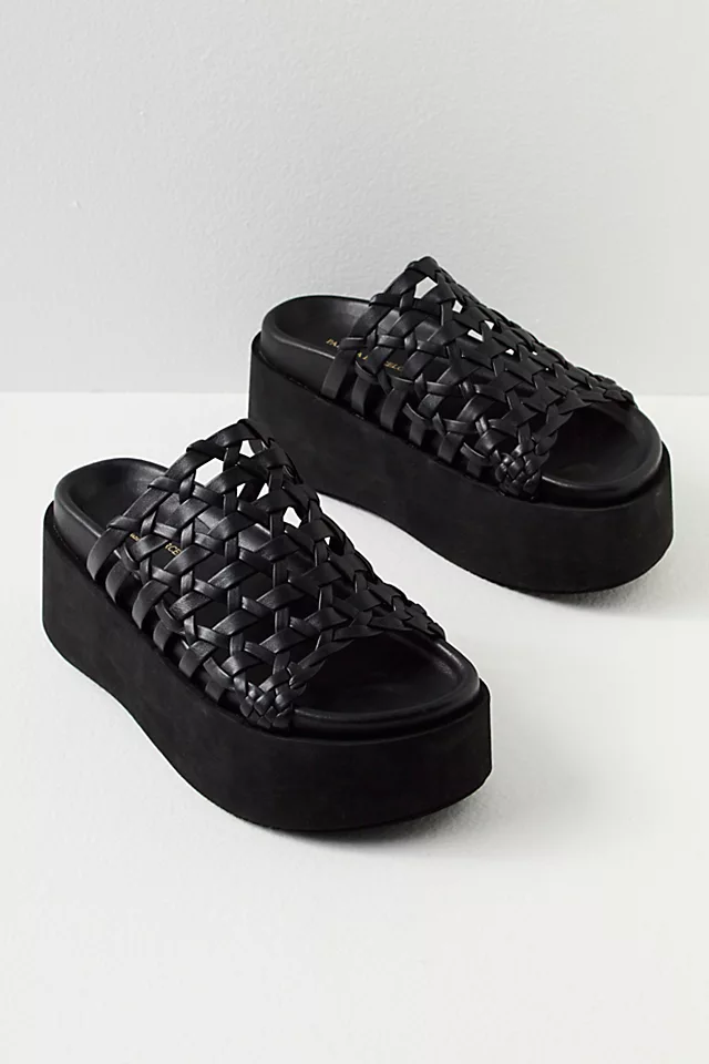Serene Flatform Sandals Black