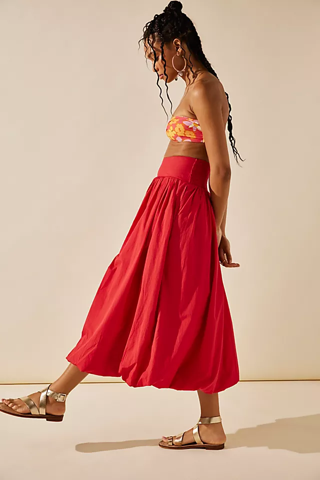 Bubble Bliss Skirt Atlas Red