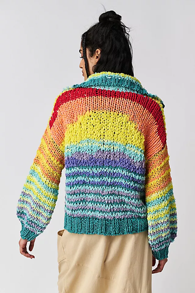 Beach Market Cardi Rainbow Combo