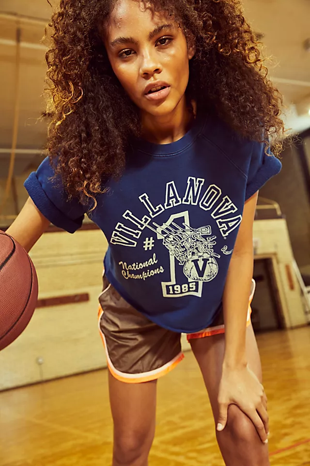 Villanova Crop Sweatshirt Navy