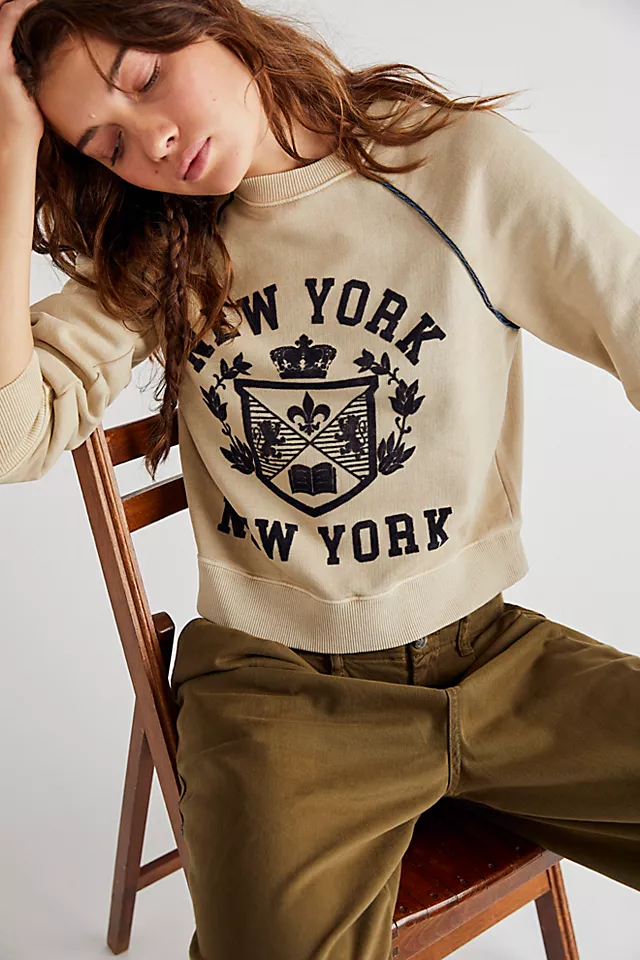 University Pullover Oatmeal Combo