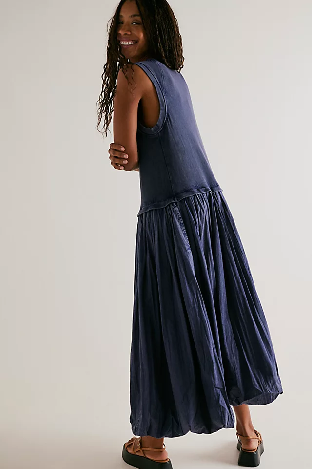 Calla Lilly Dress Overdyed Tempest