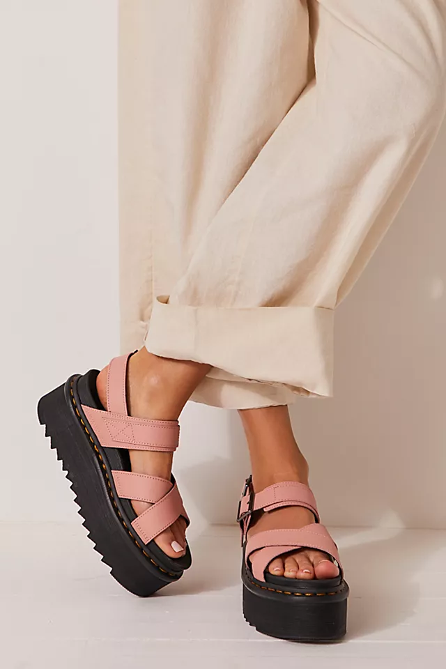 Voss II Quad Sandals Peach Beige