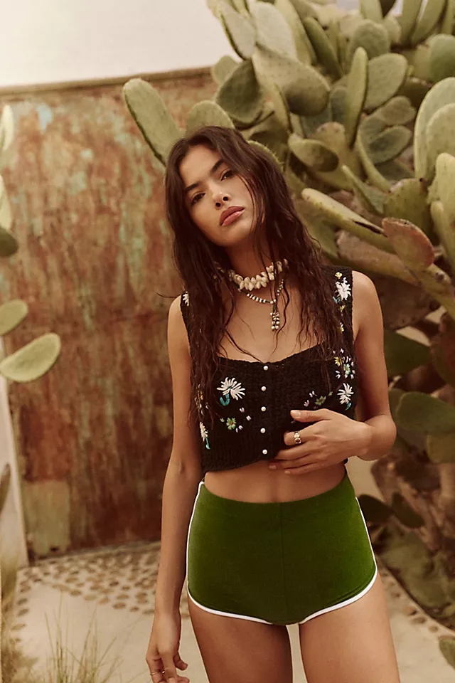 Wildflowers Tank Black Combo