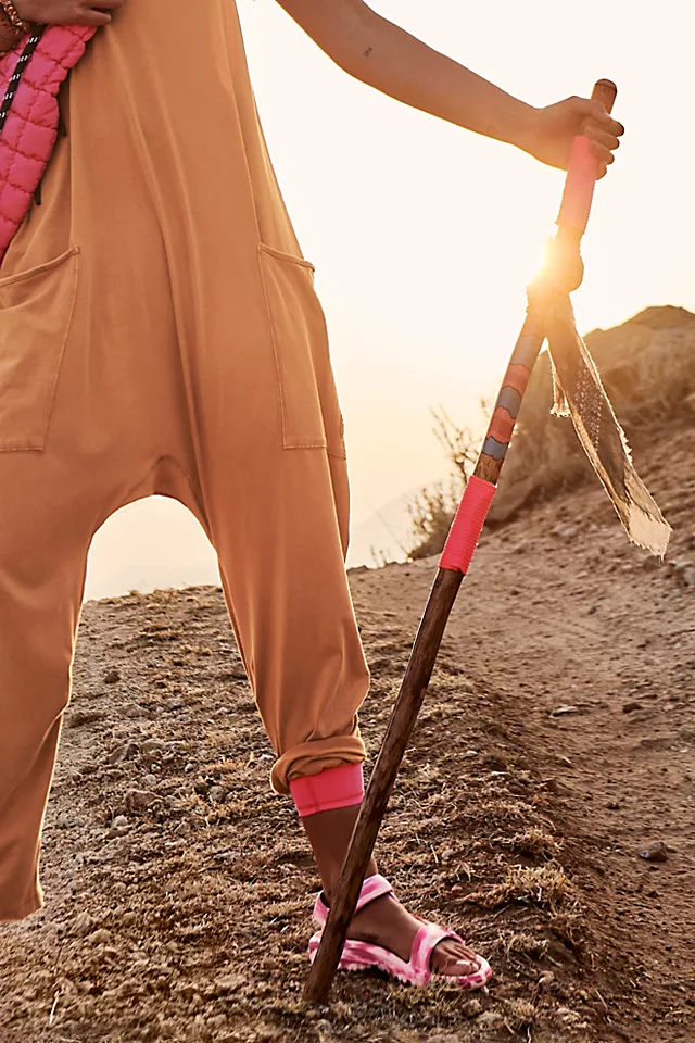 Artisan Hiking Stick Pink