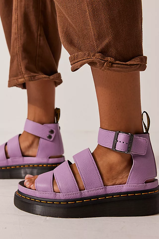 Dr. Martens Clarissa II Quad Flatform Lilac