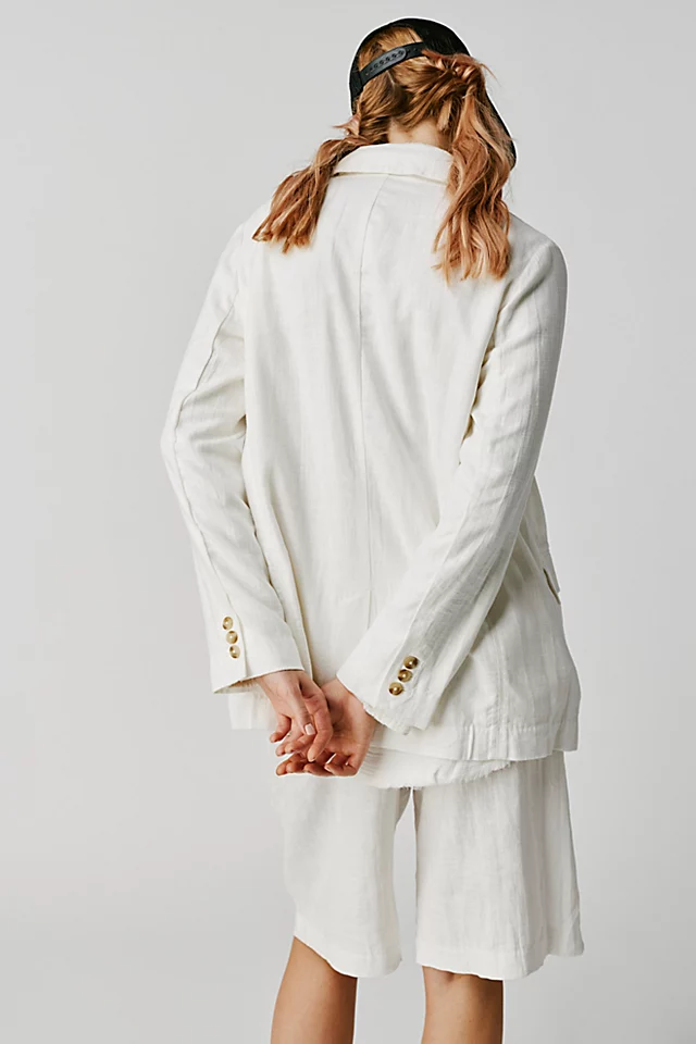 Good Lookin' Short Suit Set Nilla Cream