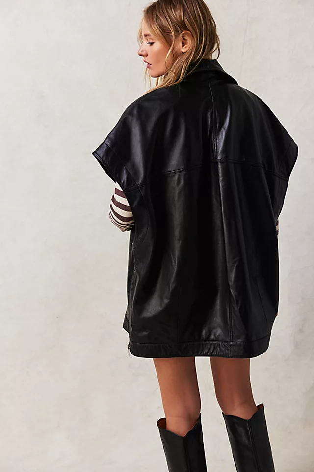 Rancho Leather Jacket Black