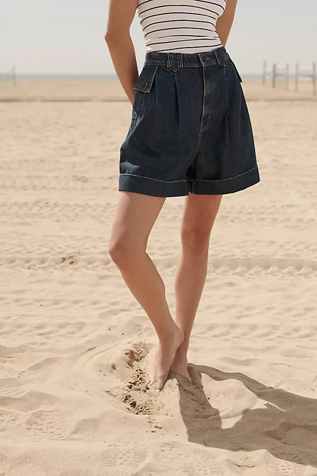 Top Secret Trouser Shorts Remy Blue