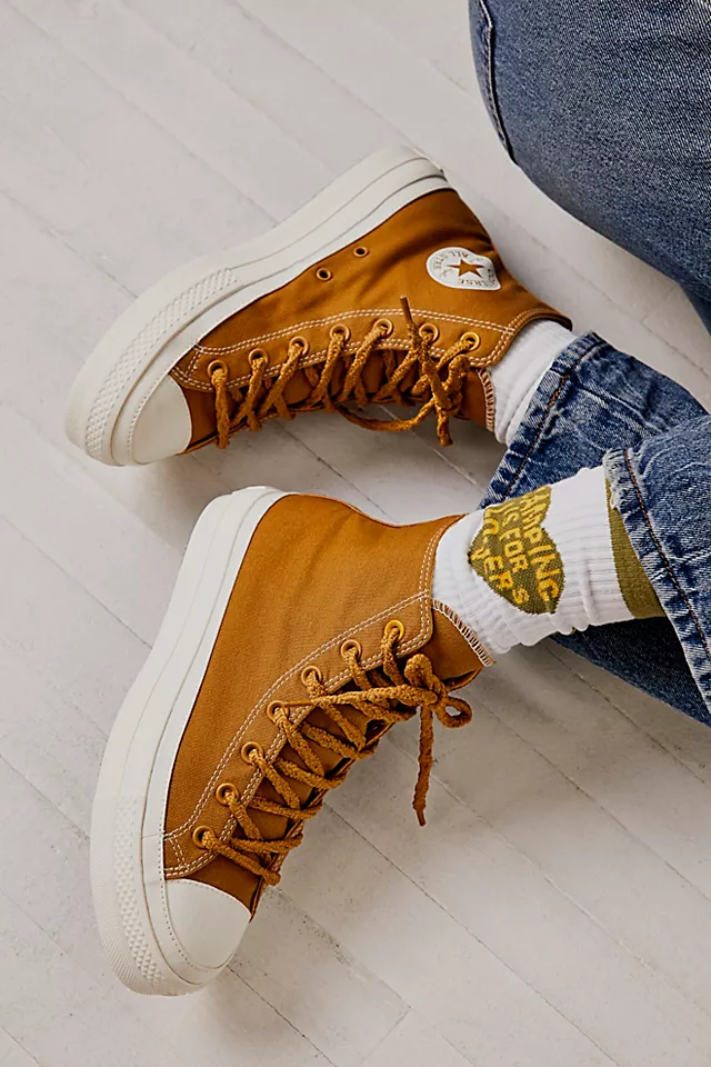 Chuck Taylor All Star Lift Sneakers Burnt Honey / Thriftshop