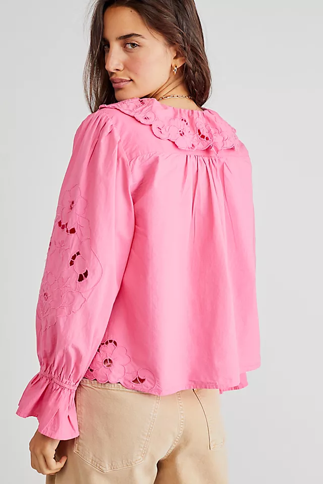 Maisie Cutwork Top Gumdrop