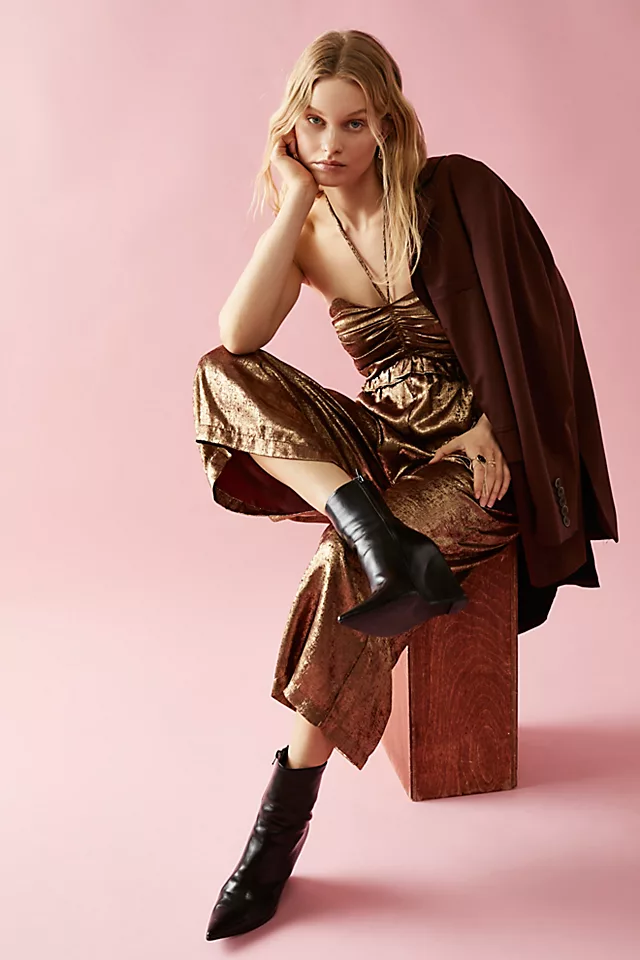 The Odells Isla Jumpsuit Gold