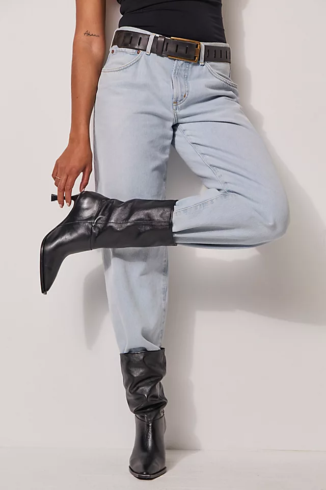 First Friday Slouch Boots Black
