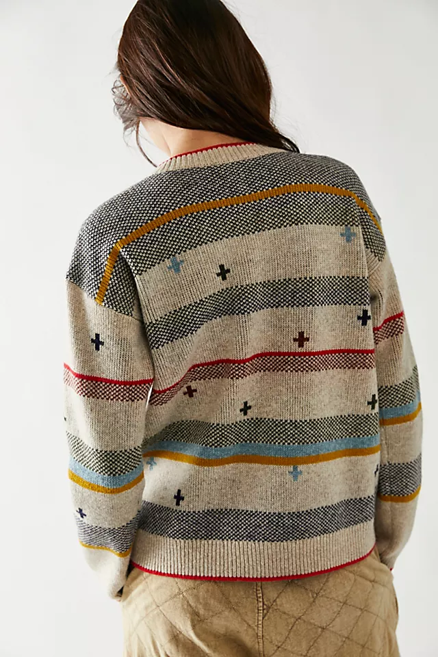 Bridger Stripes Sweater Neutral