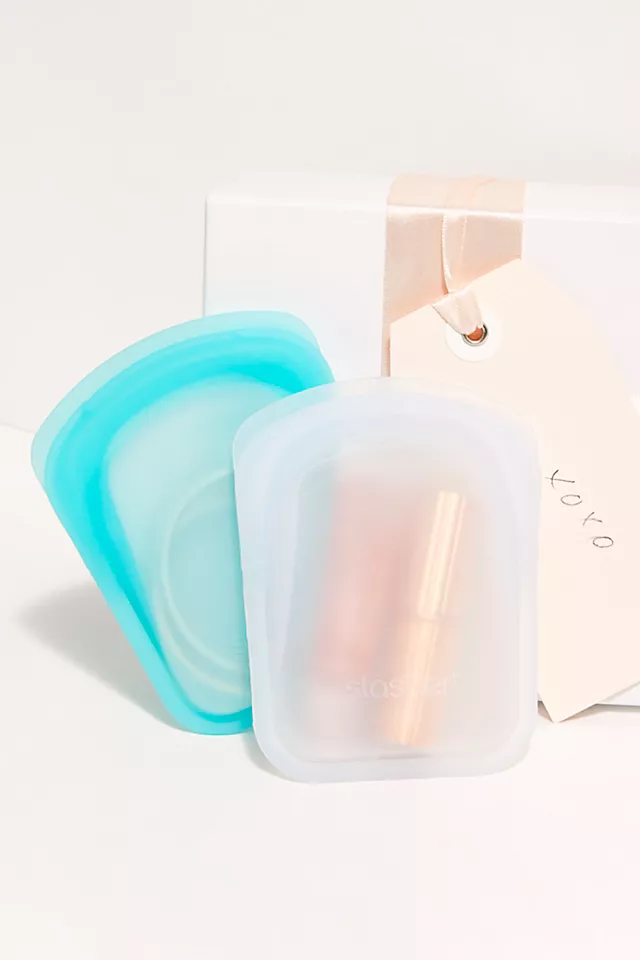 Pocket Stasher 2-Pack Clear / Aqua